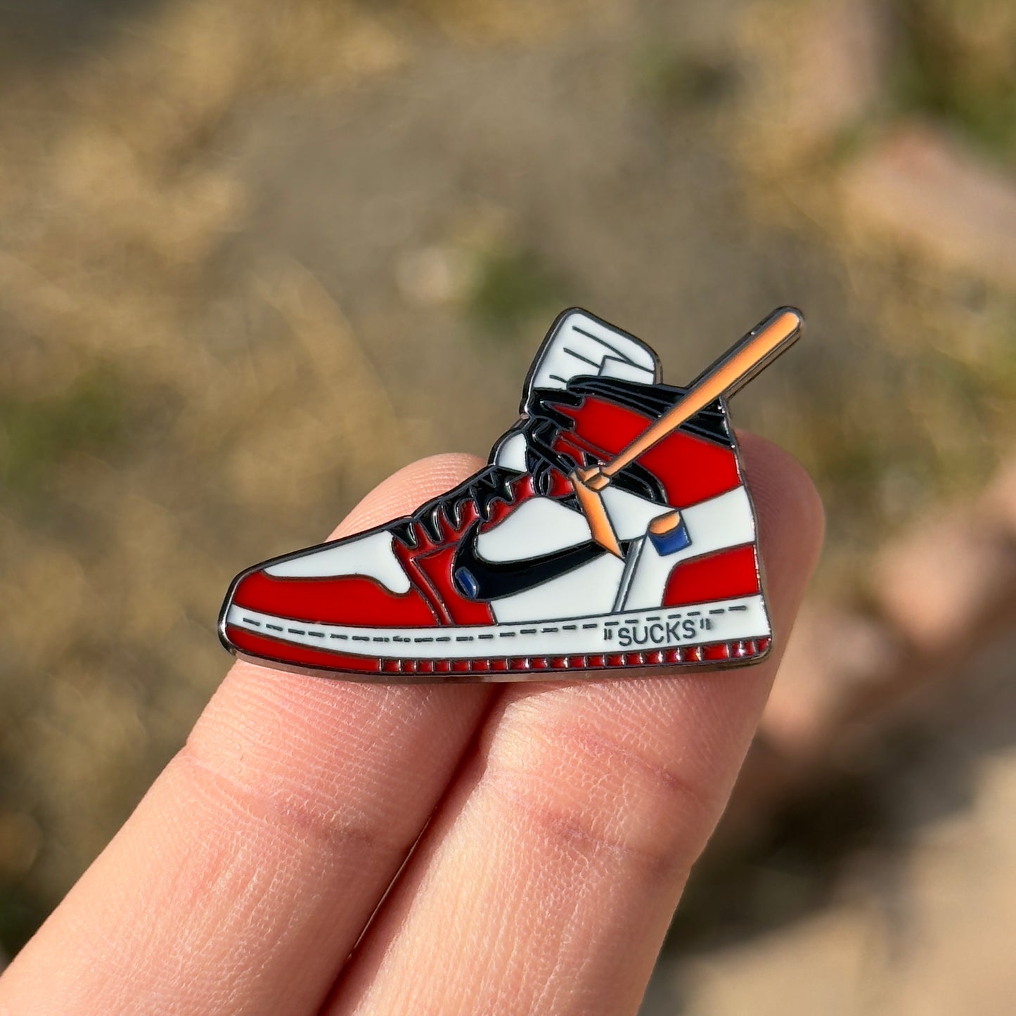 Red Shoe pin