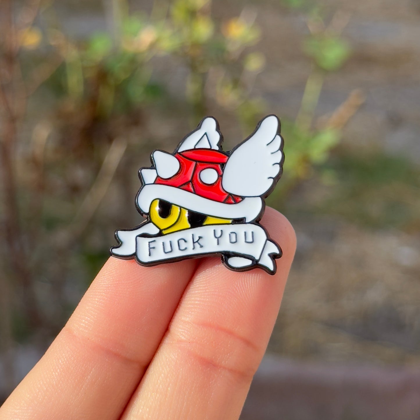 Red FU shell pin