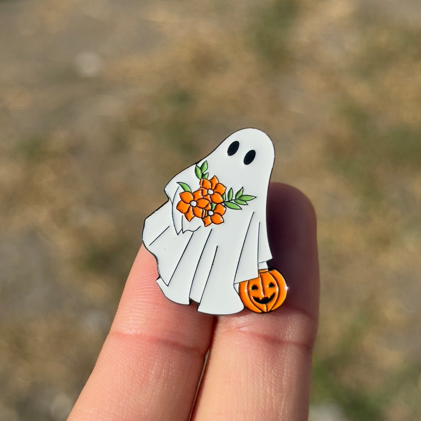 Trick or treating ghost