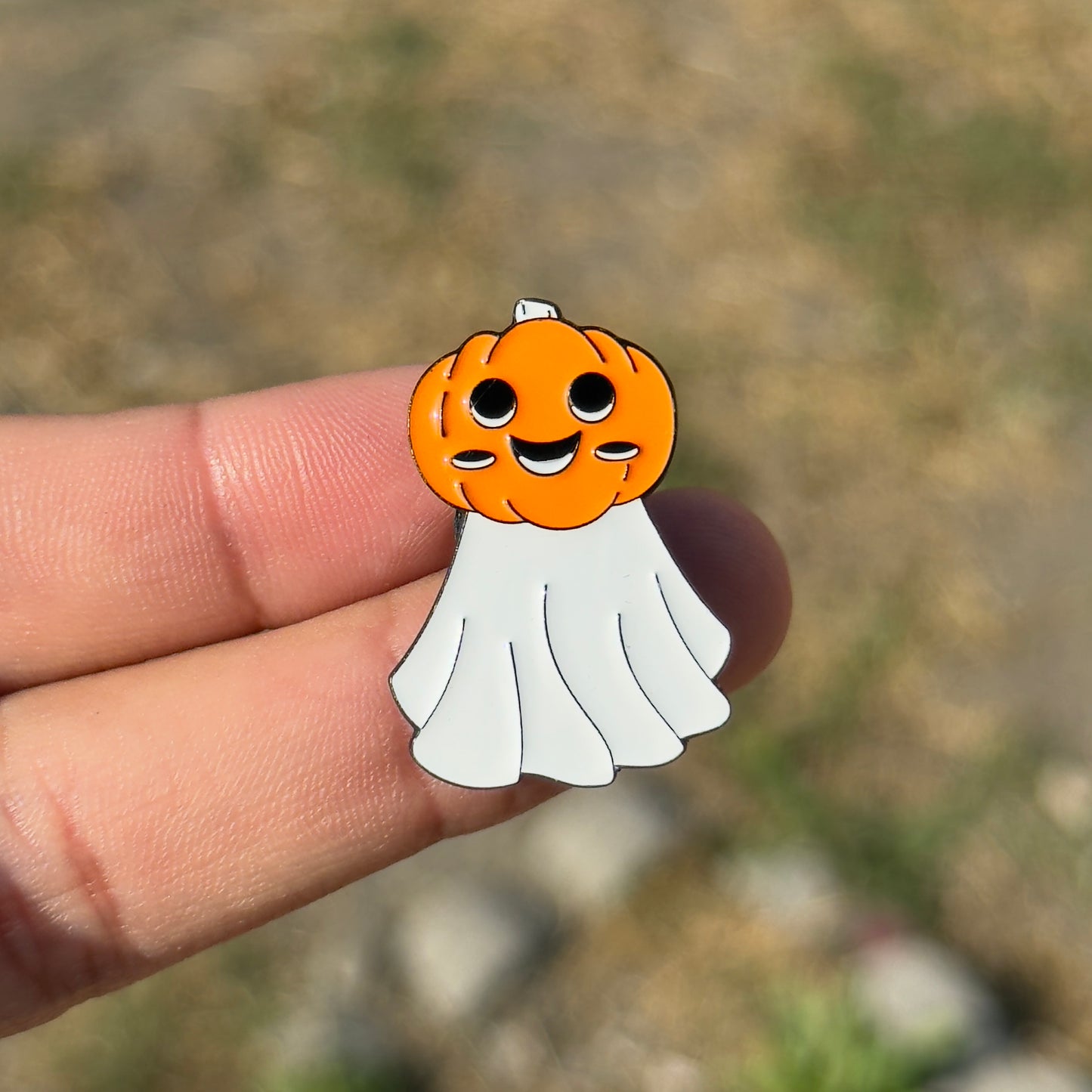 Pumpkin head ghost