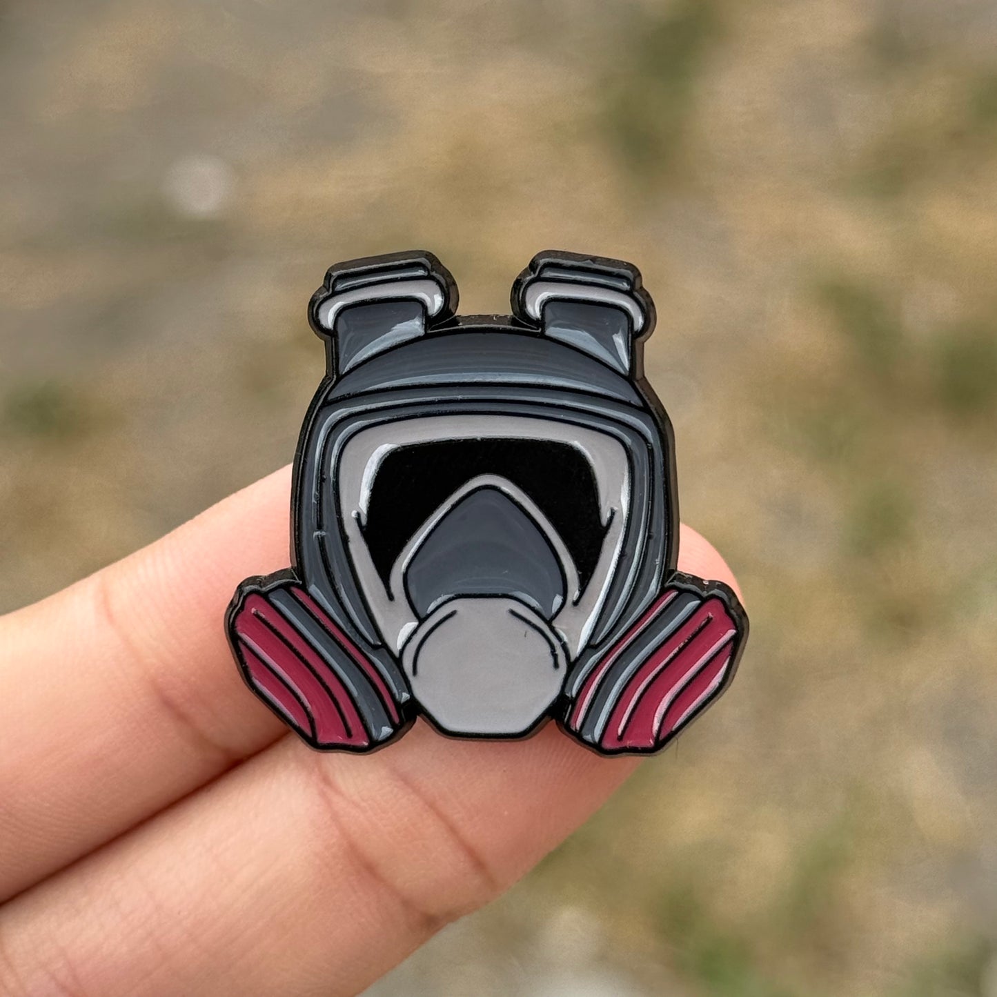 Breaking B. Lab mask pin