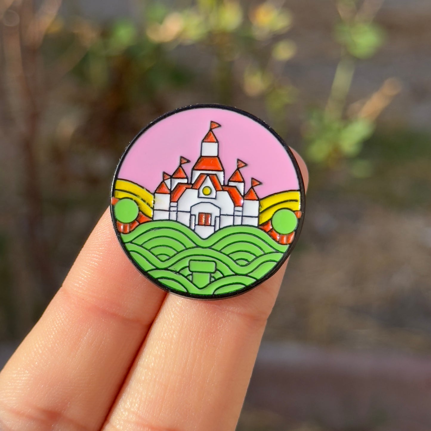 Castle pin