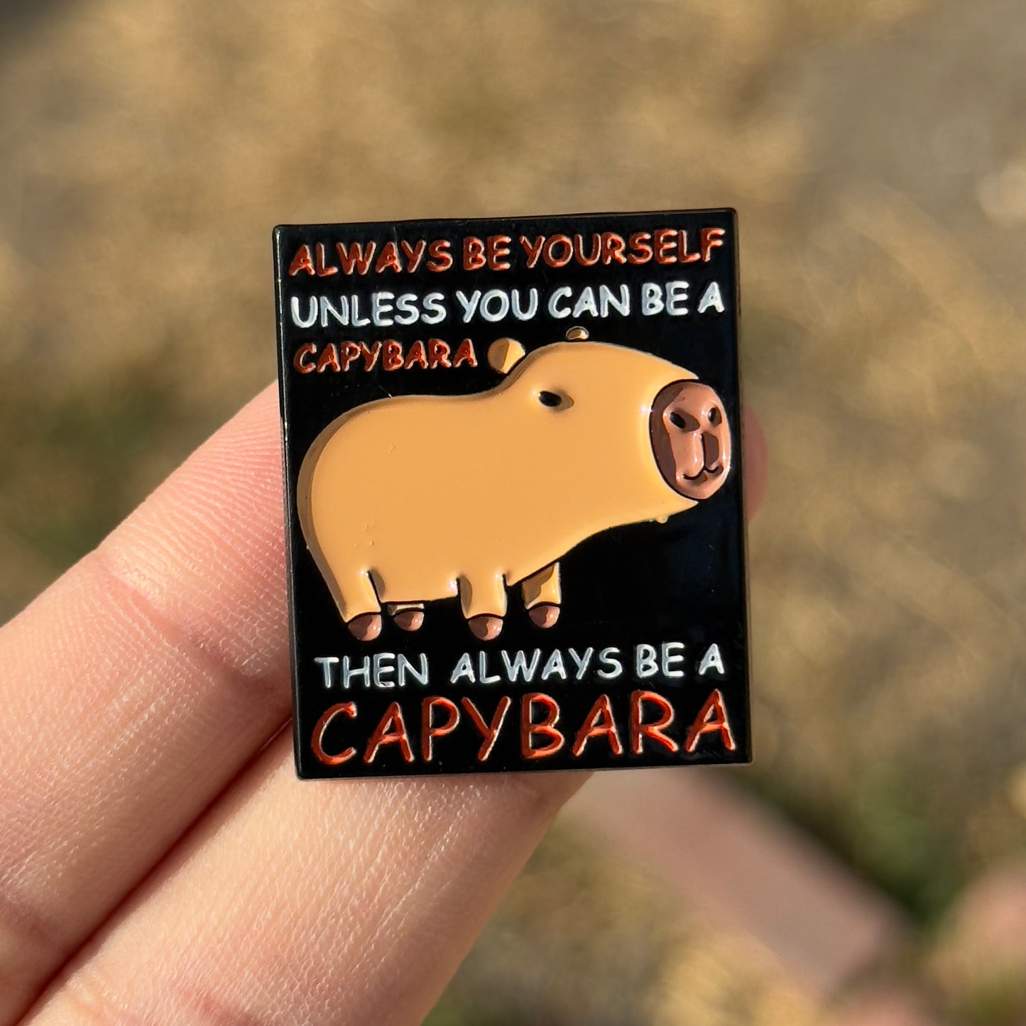 Capybara pin
