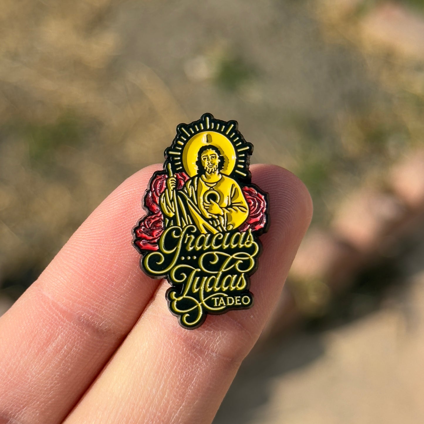 “Gracias” San Judas Pin