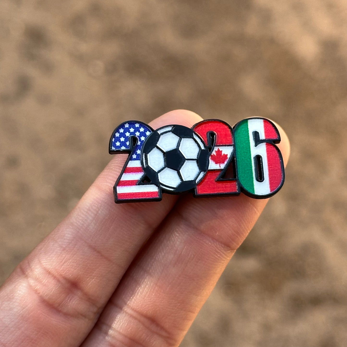 USA Canada MEXICO 2026 pin