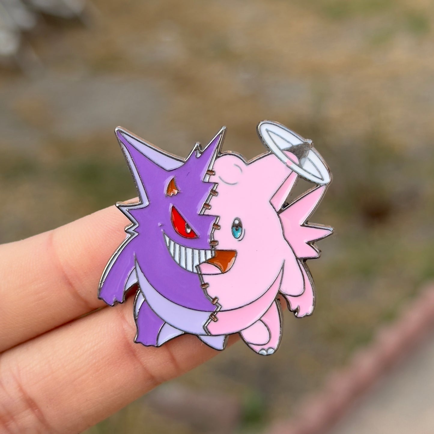 Ghost x Fairy pin
