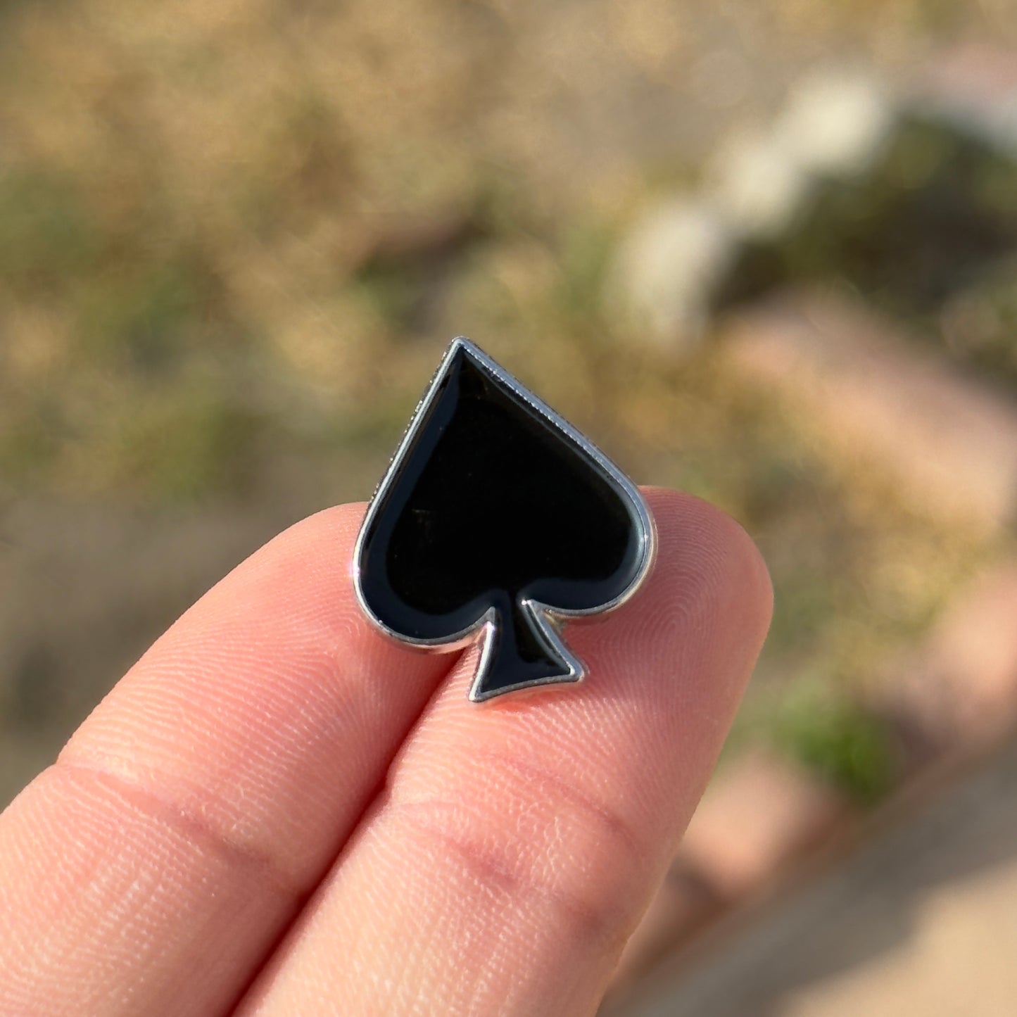 Black Spade pin