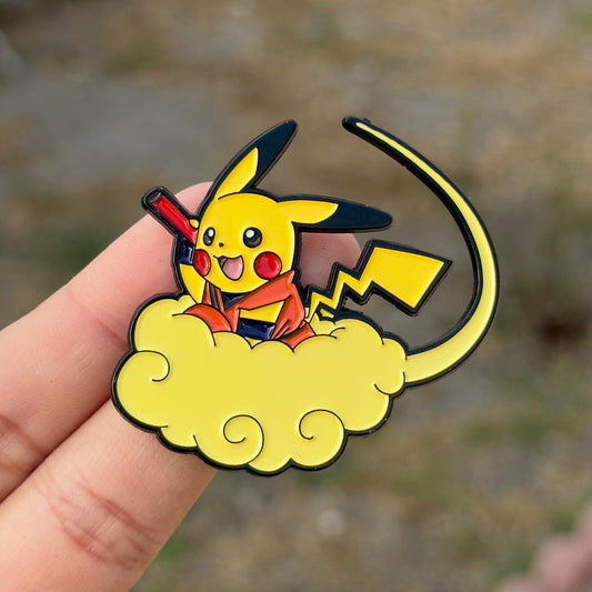 Anime yellow cloud pin