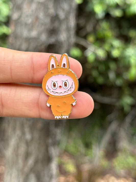 Brown Monster pin