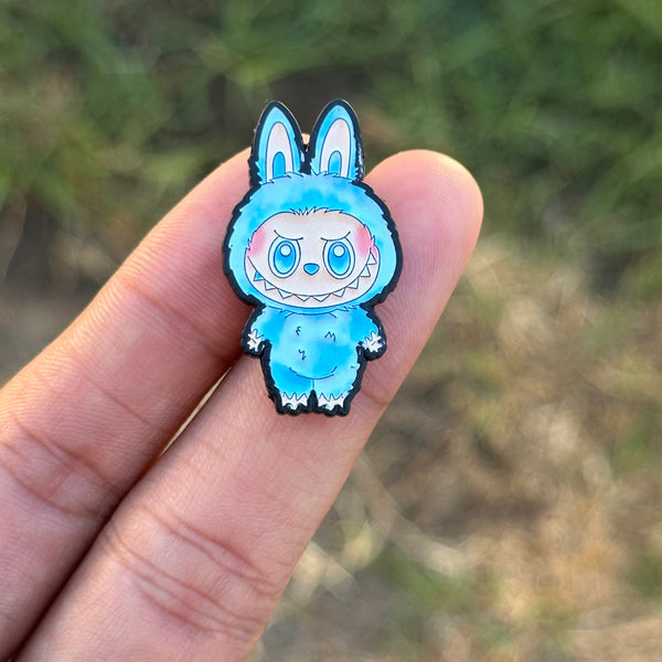 Blue Monster pin