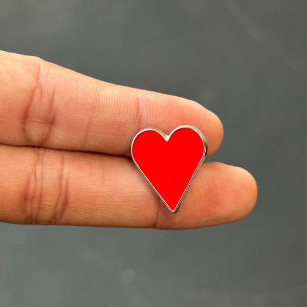 Red Heart pin