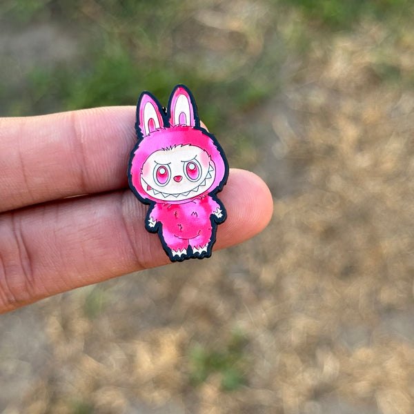 Pink Monster pin