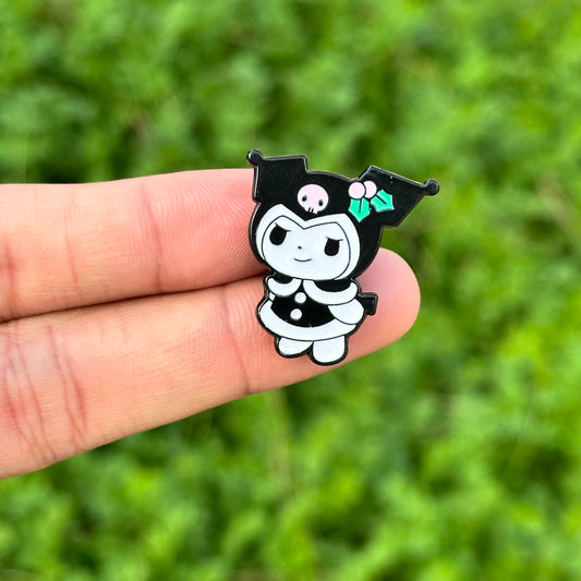 Christmas blk k. pin